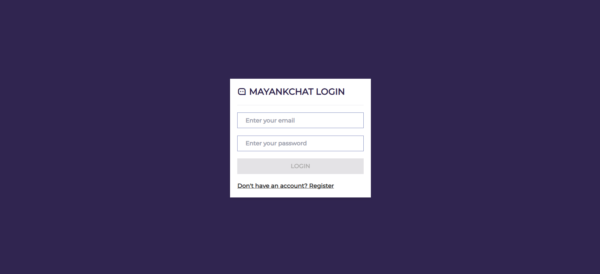 Chat Application Screenshot